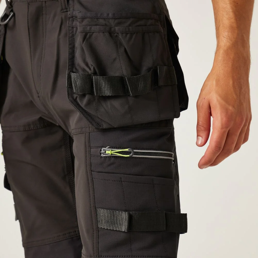 Regatta Infiltrate – Pantaloncini Da Uomo In Softshell Elasticizzato Con Tasca Staccabile, Per Escursionismo E Outdoor