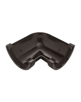 H/R Gutter Angle Black - 112mm x 90