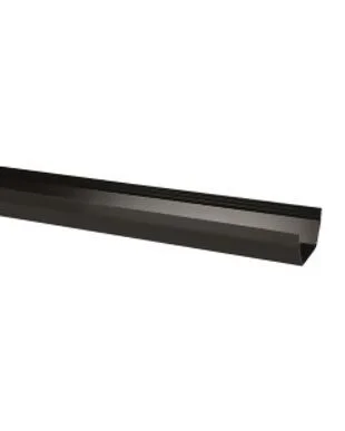 Square Gutter - Black - 114mm x 4000mm