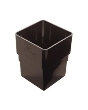 Square D/Pipe Socket - Black - 65mm