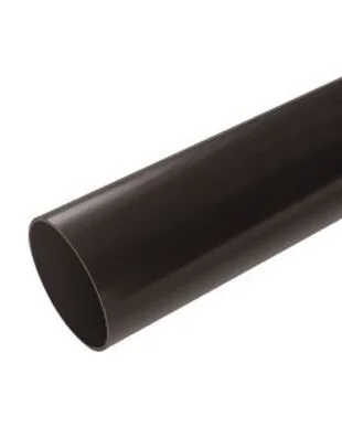 Round Downpipe Black 68mm x 4000mm