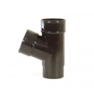 Downpipe Branch Black - 68mm x 112.5°