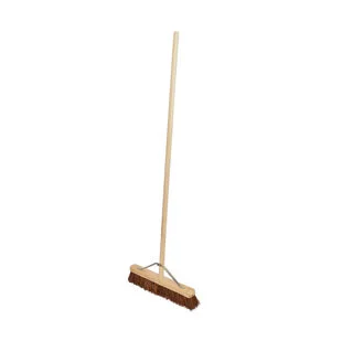 Faithfull Stiff Bassine Broom 450mm with Handle & Stay