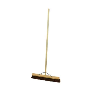 Faithfull Stiff Bassine Broom 600mm with Handle & Stay