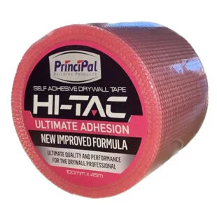 Hi-Tac Pink Scrim 100mm x 45m