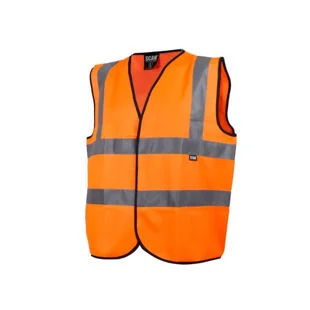 Hi-Vis Waistcoat Orange Large