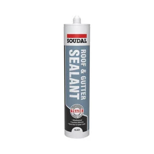 Soudal Black Bitumen Based Roofing Sealant 290ml