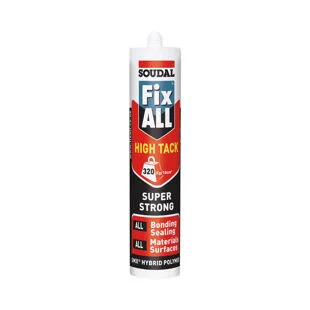 Soudal Fix All High Tack Adhesive & Sealant 290ml White