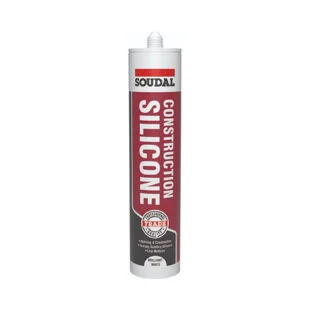 Soudal White Silicone Multi Purpose Sealant with Fungicide