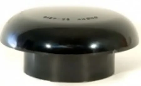 Soil Mushroom Vent - Black - 110mm
