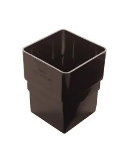 Square D/Pipe Socket - Black - 65mm