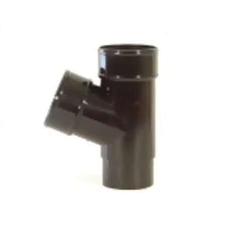 Downpipe Branch Black - 68mm x 112.5°