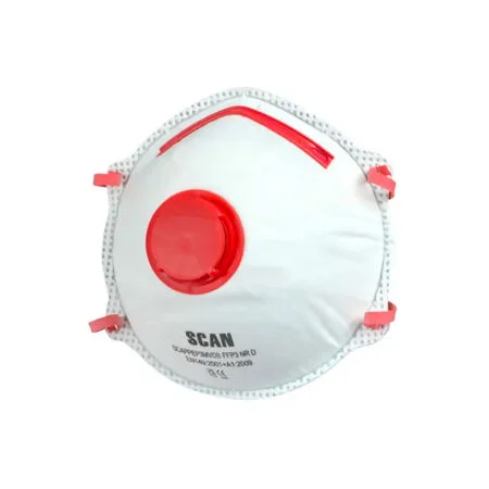Moulded Disposable Valved Masks FFP3 Pack of 2