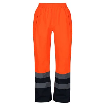 Regatta Hi-Vis Pro Insulated Overtrousers Orange