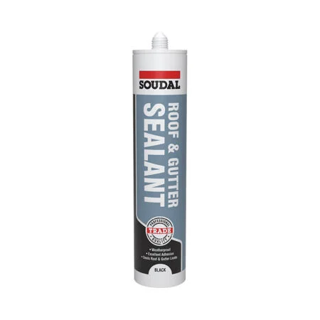 Soudal Black Bitumen Based Roofing Sealant 290ml