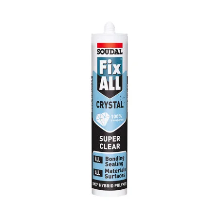 Soudal Fix All Crystal Adhesive & Sealant 290ml