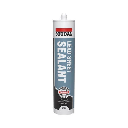 Soudal Grey Trade Lead Sheet Sealant 290ml